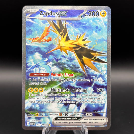 Zapdos ex - 202/165 - SV: Scarlet & Violet 151 Single Card