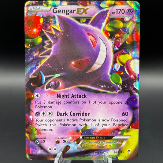 Gengar EX - XY - Phantom Forces *Moderately Played* Single Card
