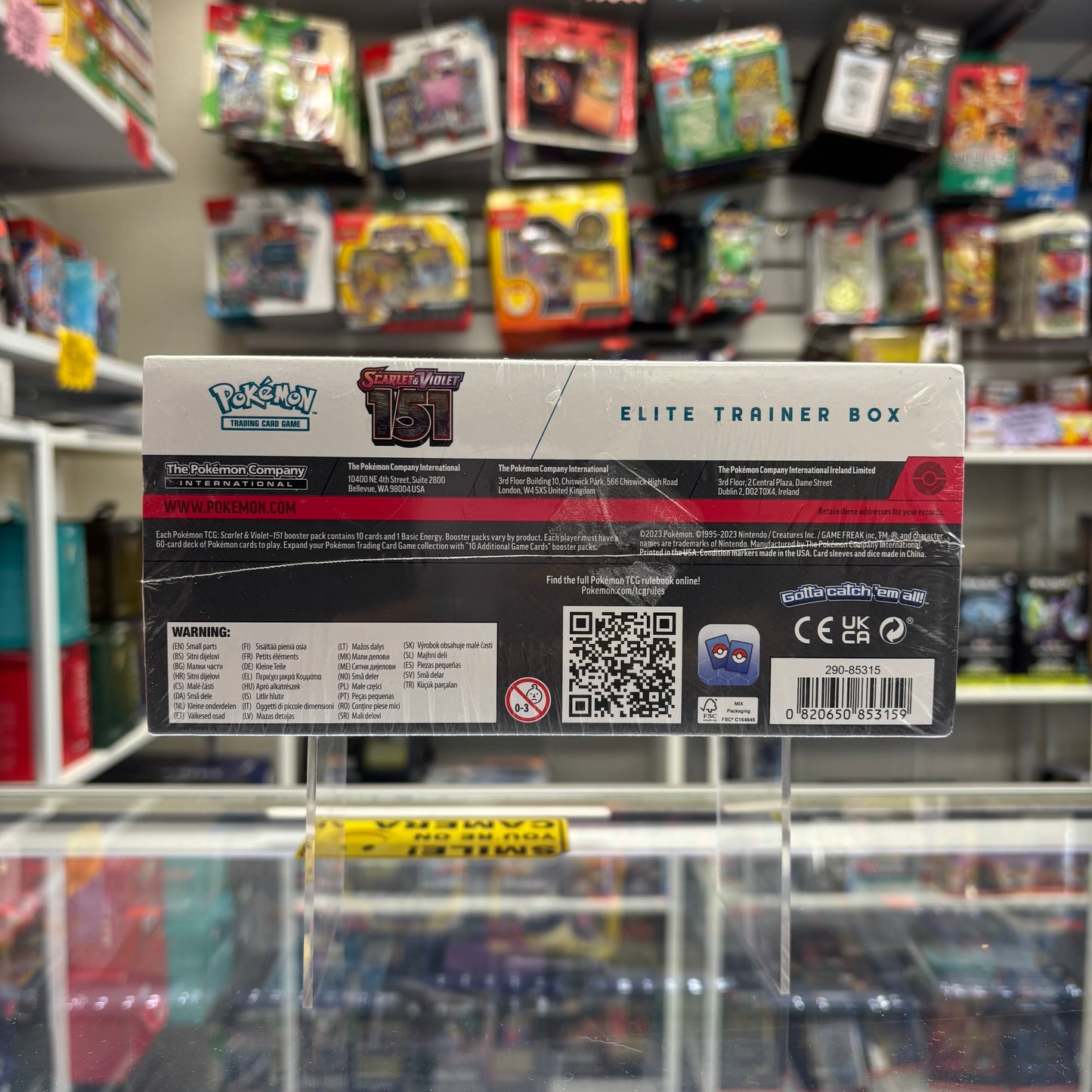 Pokemon Scarlet & Violet - 151 Elite Trainer Box  [w/ Plastic Protector]