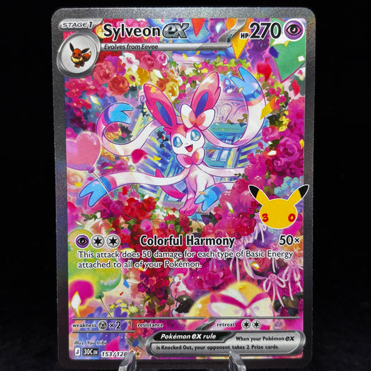 Sylveon ex - 153/128 - ME: 30th Celebration Single Card