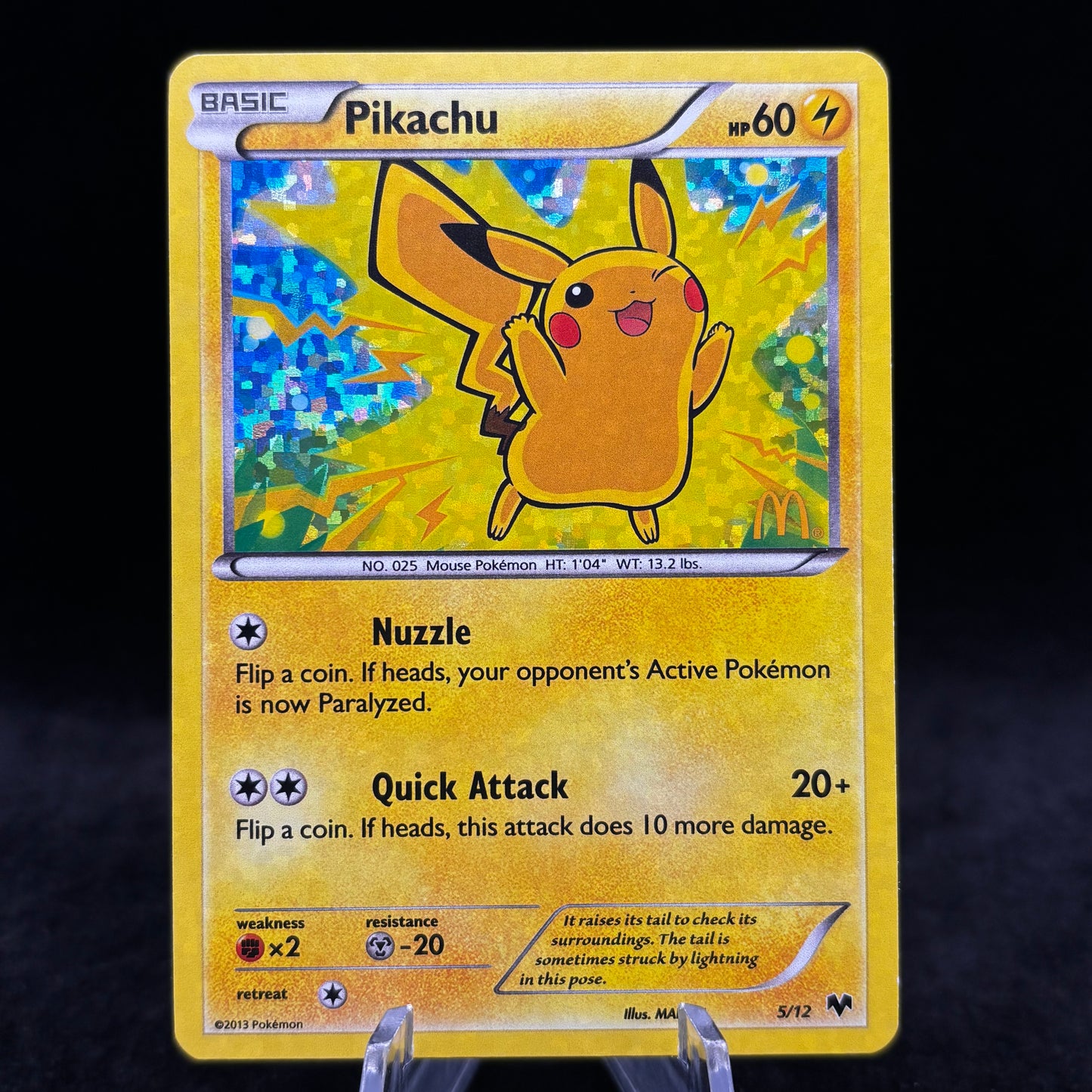 Pikachu - 5/12 *Light Play* Single Card