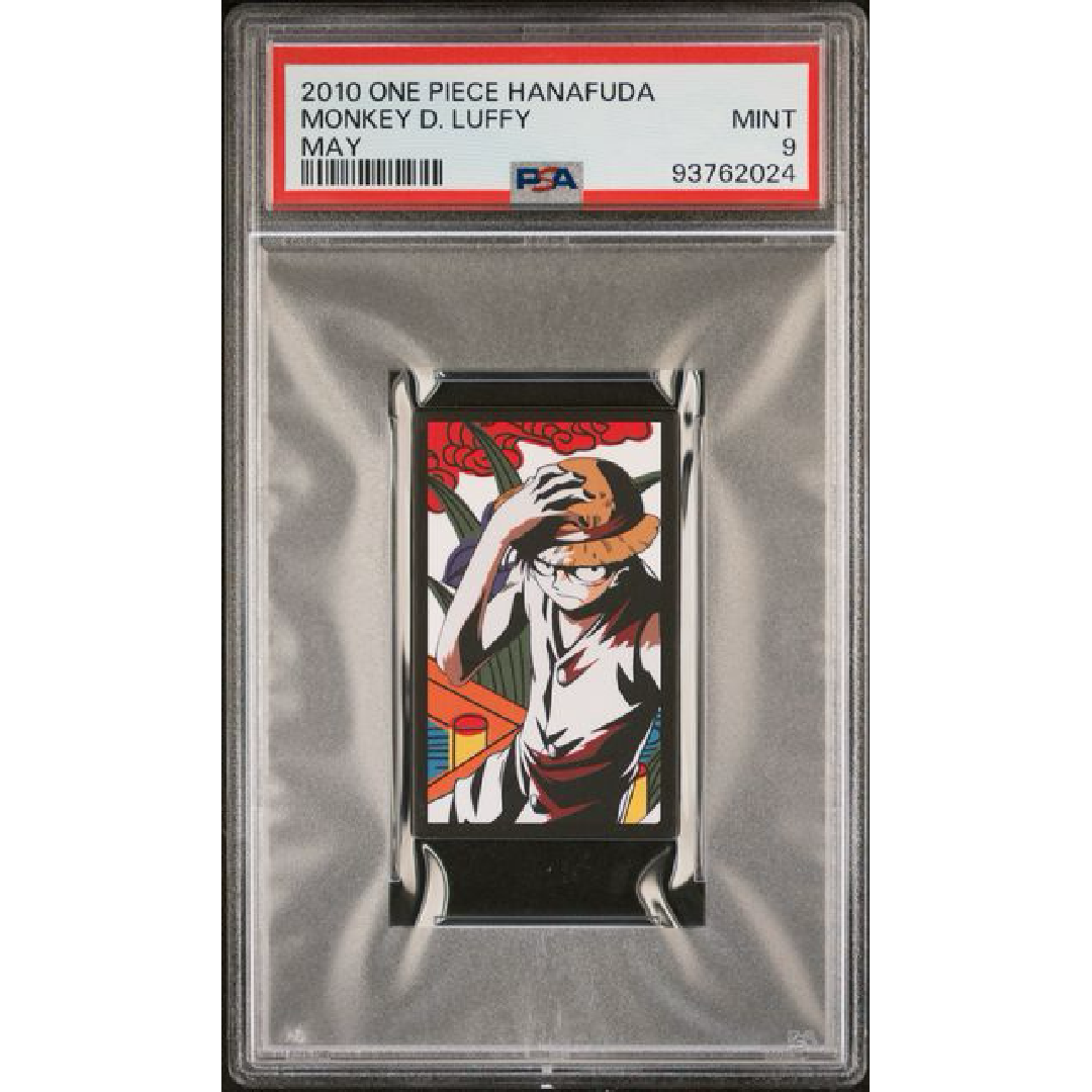 PSA 9 2010 One Piece Hanafuda Monkey D. Luffy May