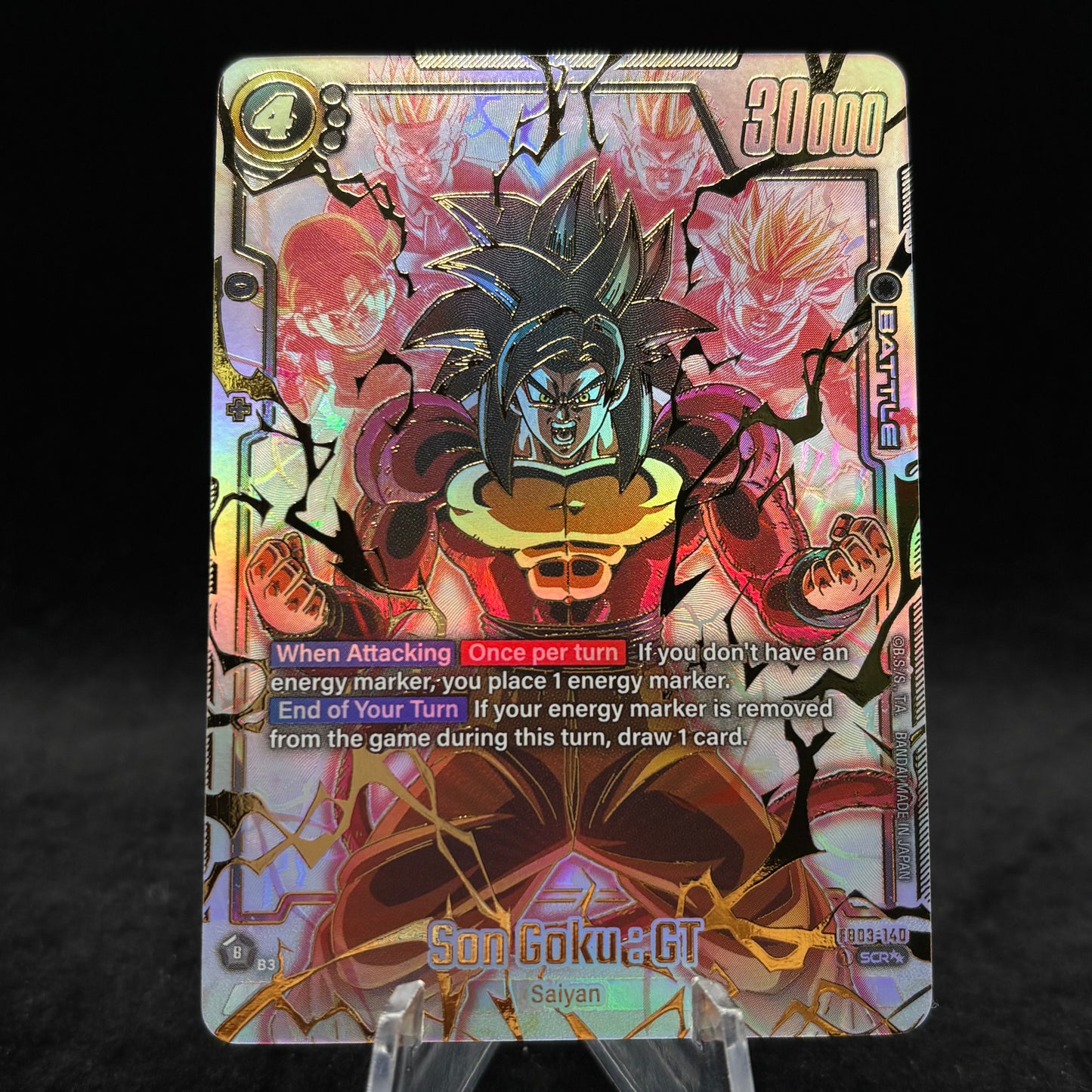 Son Goku : GT - FB03-140 (Super Alternate Art) - Raging Roar Single Card