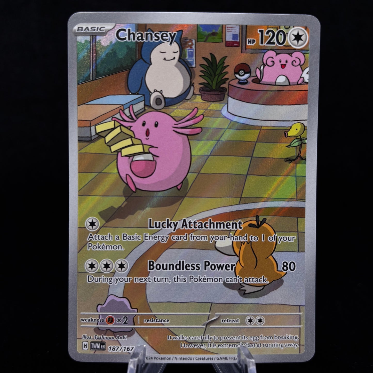 Chansey - 187/167 - SV06: Twilight Masquerade Single Card