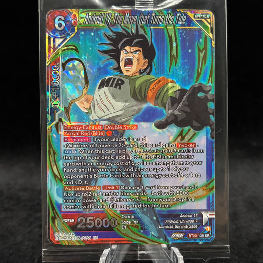 Android 17, The Move that Turns the Tide - Power Absorbed *Sealed* Single Card