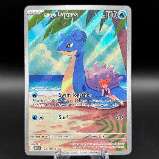 Misty's Lapras - 194/182 - SV10: Destined Rivals Single Card