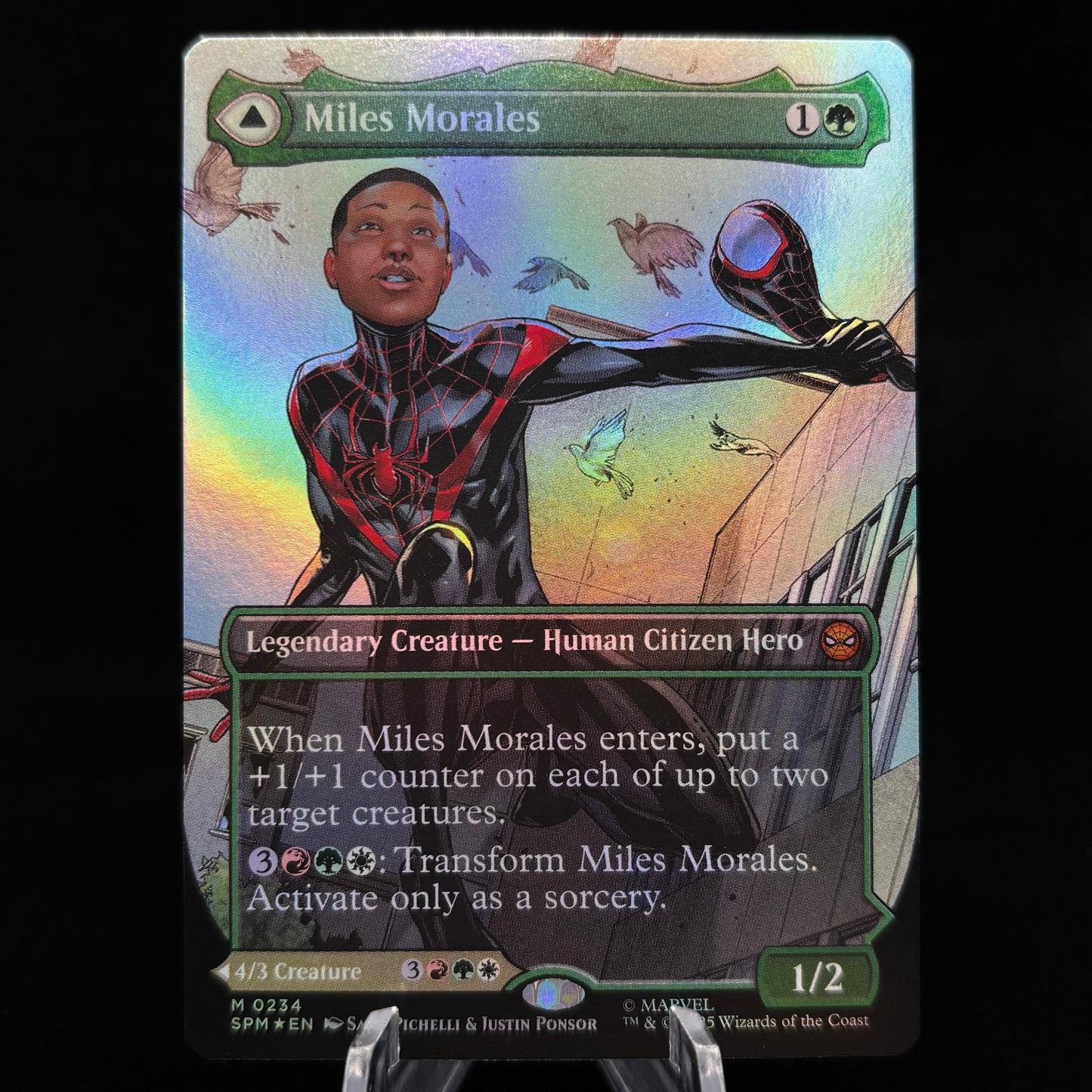 Miles Morales (0234) (Borderless) - Marvel's Spider-Man Single Card