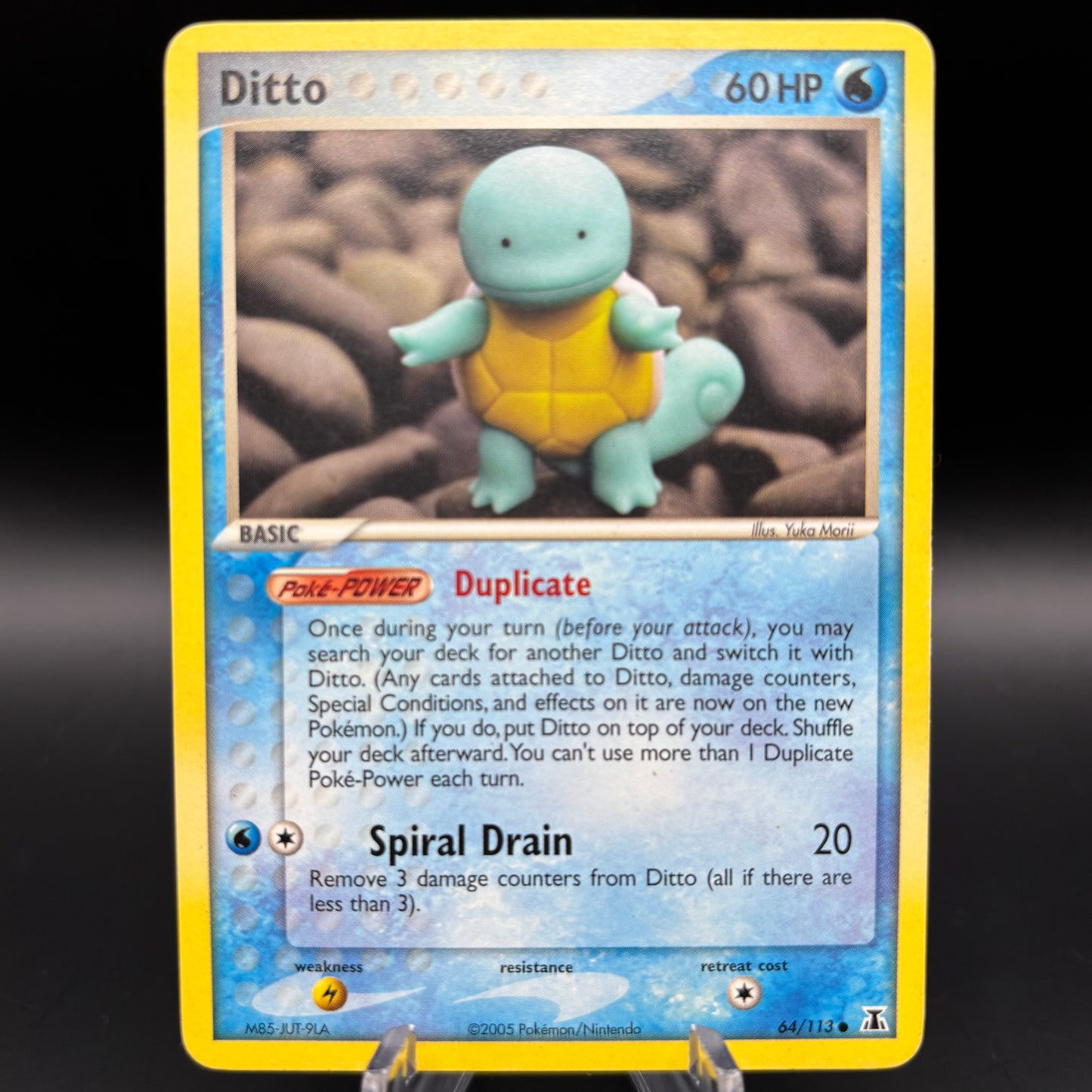 Ditto - 64/113 (Squirtle) - Delta Species *Moderately Played* Single Card