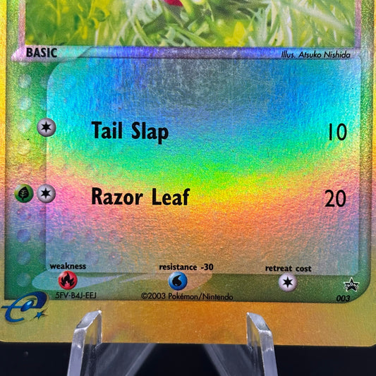 Treecko - 003 (e-League) - Nintendo PR Reverse Holo Single Card *Light Play*