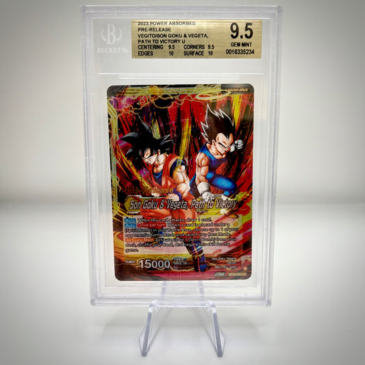 BGS 9.5 Son Goku & Vegeta, Path to Victory