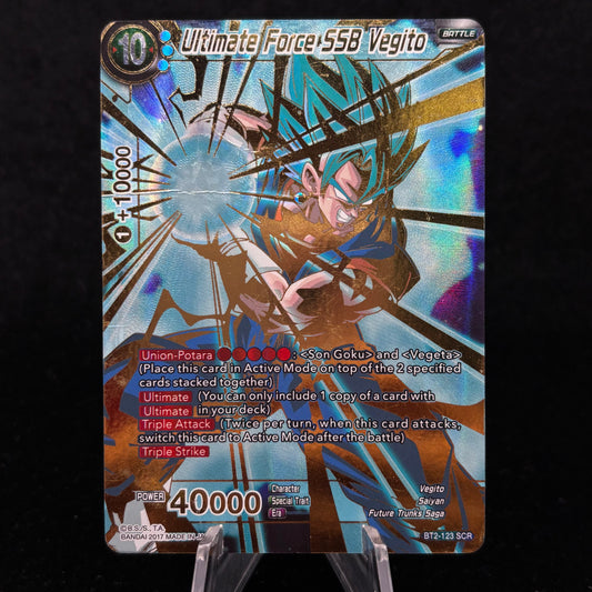 Ultimate Force SSB Vegito - Union Force *Damaged* Single Card