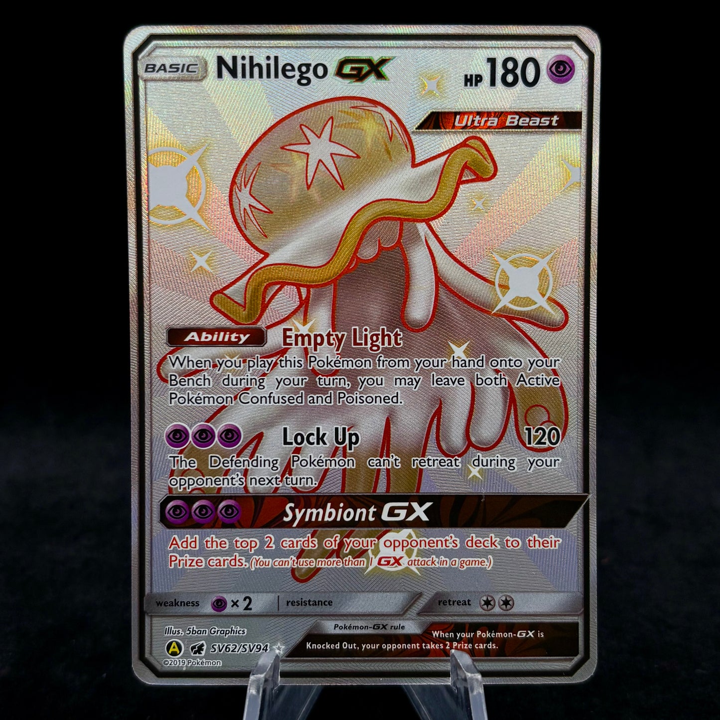 Nihilego GX - Hidden Fates: Shiny Vault Single Card