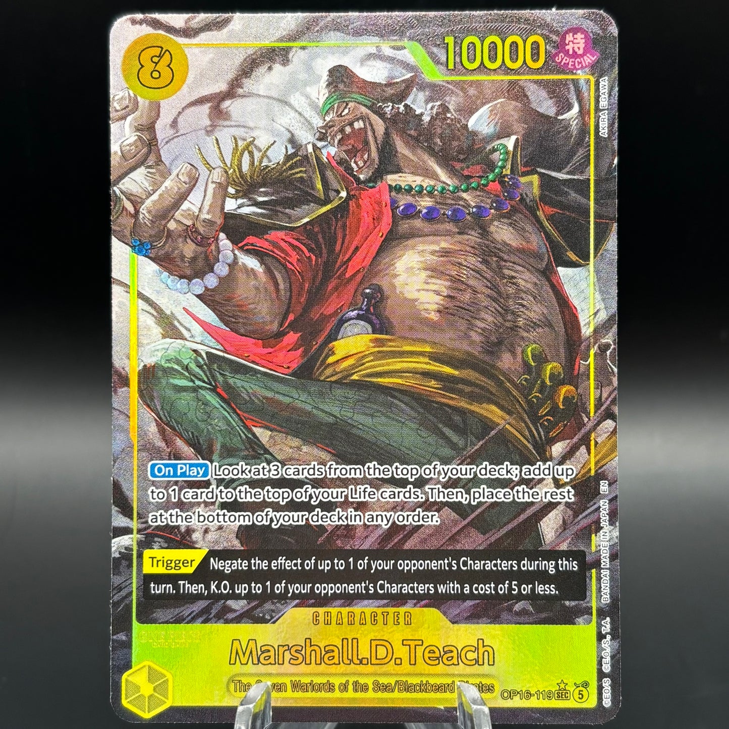 Marshall.D.Teach (119) (Alternate Art) Single Card
