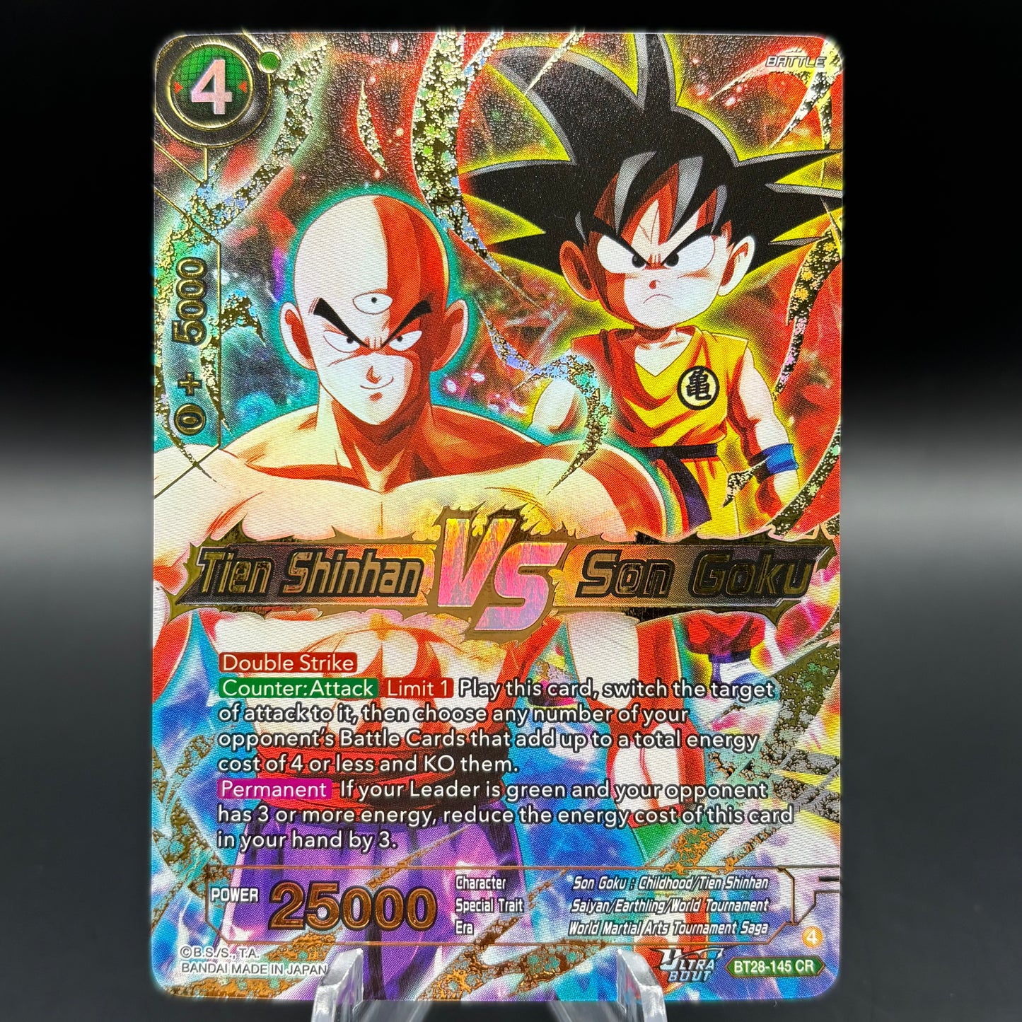 Tien Shinhan VS Son Goku - Prismatic Clash (BT28) Single Card