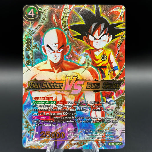 Tien Shinhan VS Son Goku - Prismatic Clash (BT28) Single Card
