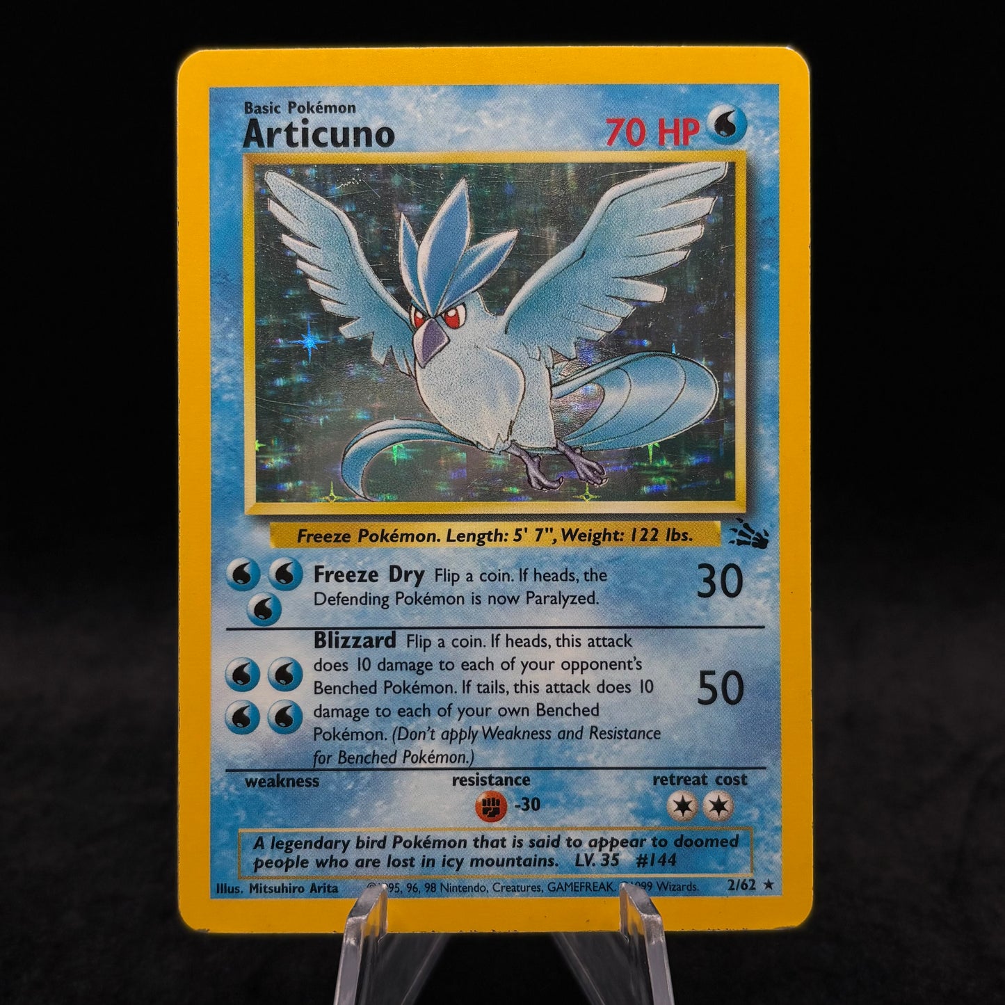 Articuno - Fossil *Moderate Play* Single Card