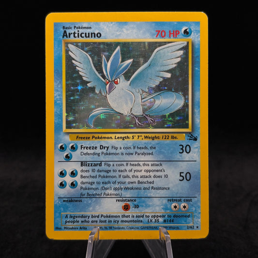 Articuno - Fossil *Moderate Play* Single Card
