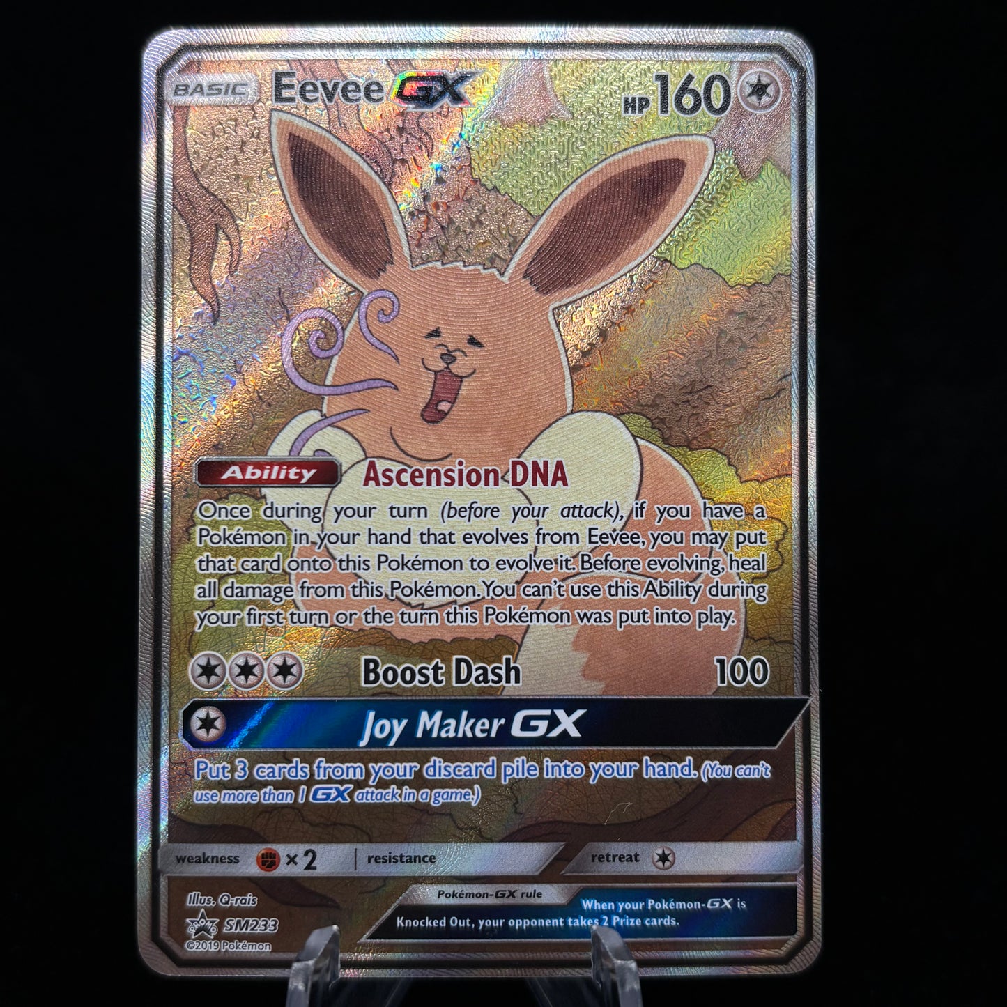 Eevee GX - SM233 *Moderate Play* Single Card