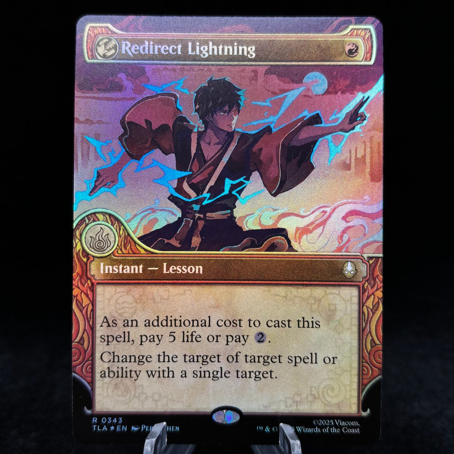 Redirect Lightning (Showcase) - Avatar: The Last Airbender Single Card