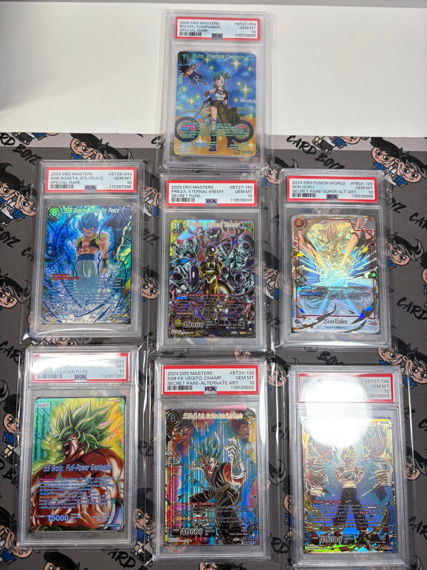 Tedz - 7 PSA Slabs
