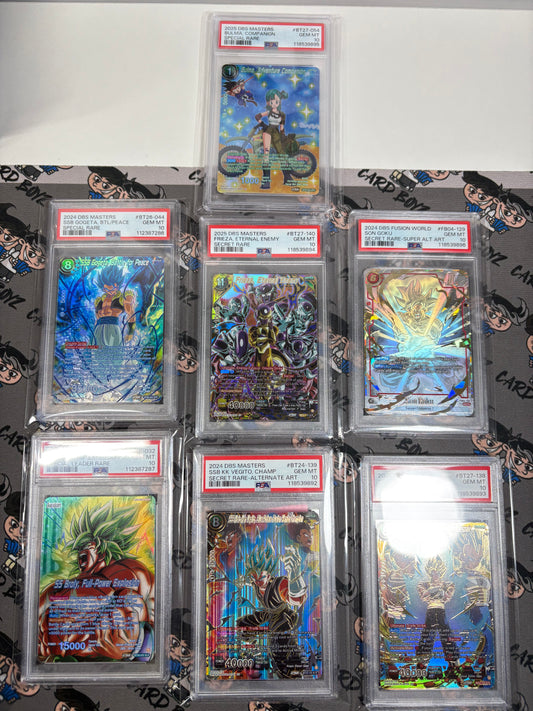 Tedz - 7 PSA Slabs