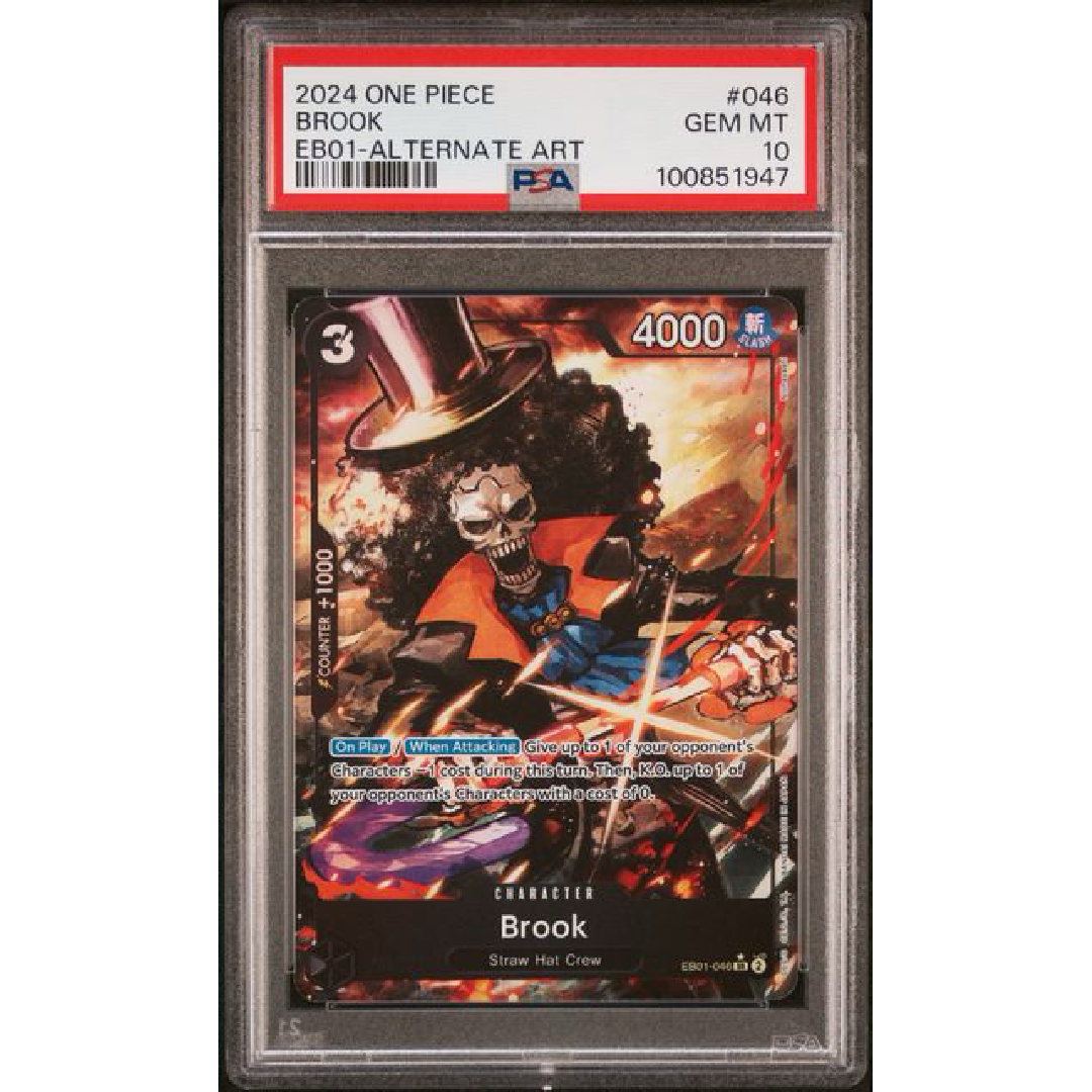 PSA 10 One Piece Brook EB01-046 Alt Art