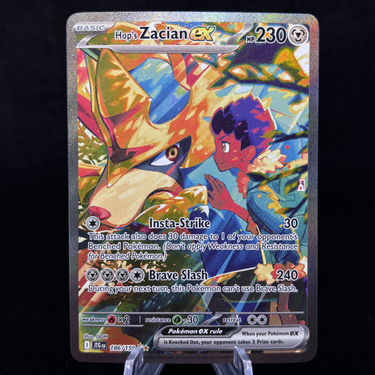 Hop's Zacian ex - 186/159 - SV09: Journey Together Single Card