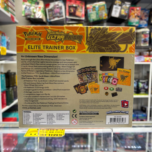 Pokemon Sun & Moon - Ultra Prism Elite Trainer Box  [w/ Plastic Protector]