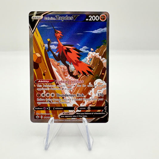 Galarian Zapdos V (Alternate Full Art) - SWSH06: Chilling Reign (SWSH06)