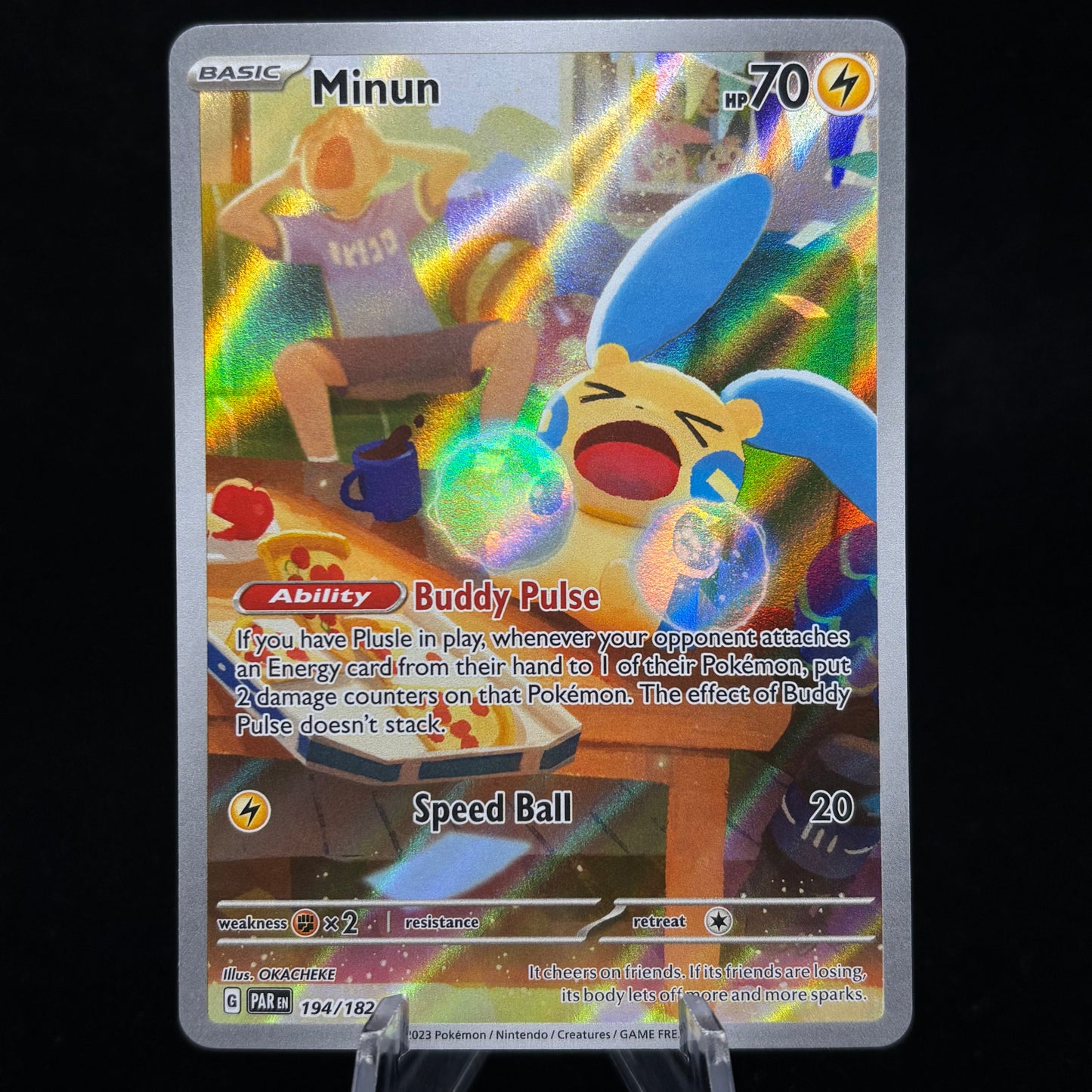 Minun - 194/182 - SV04: Paradox Rift Single Card