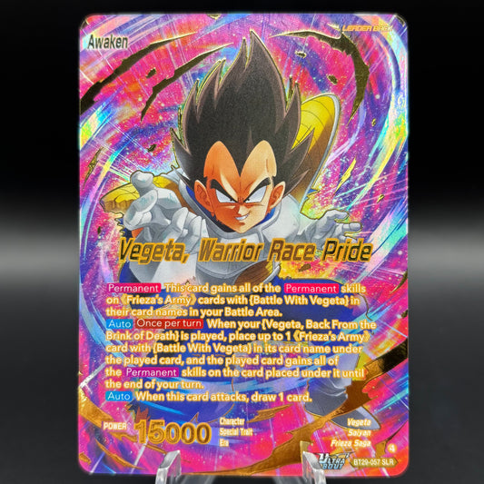 Vegeta // Vegeta, Warrior Race Pride (SLR) - Fearsome Rivals Single Card
