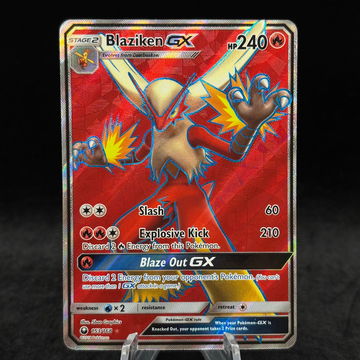Blaziken GX (Full Art) - SM - Celestial Storm Single Card