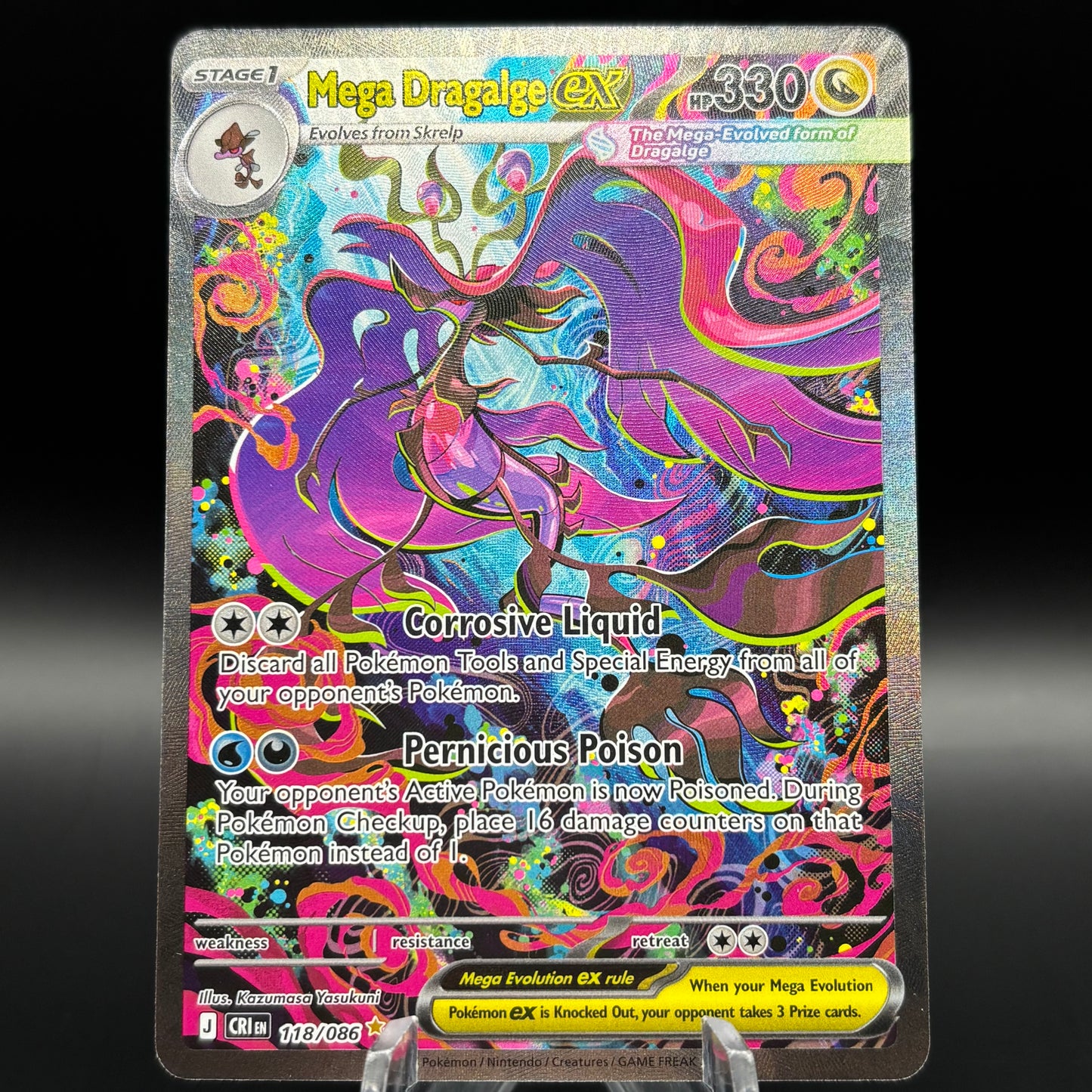 Mega Dragalge ex - 118/086 Single Card