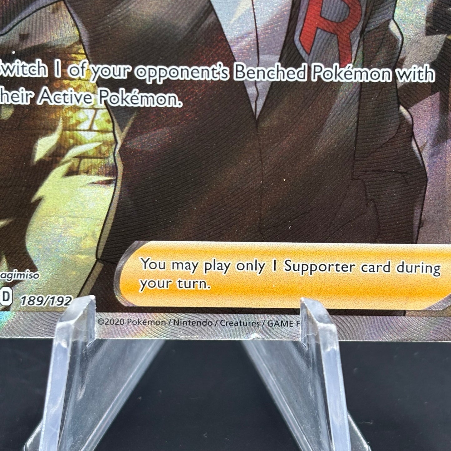 Boss's Orders (Full Art) - SWSH02: Rebel Clash Single Card *Damaged*