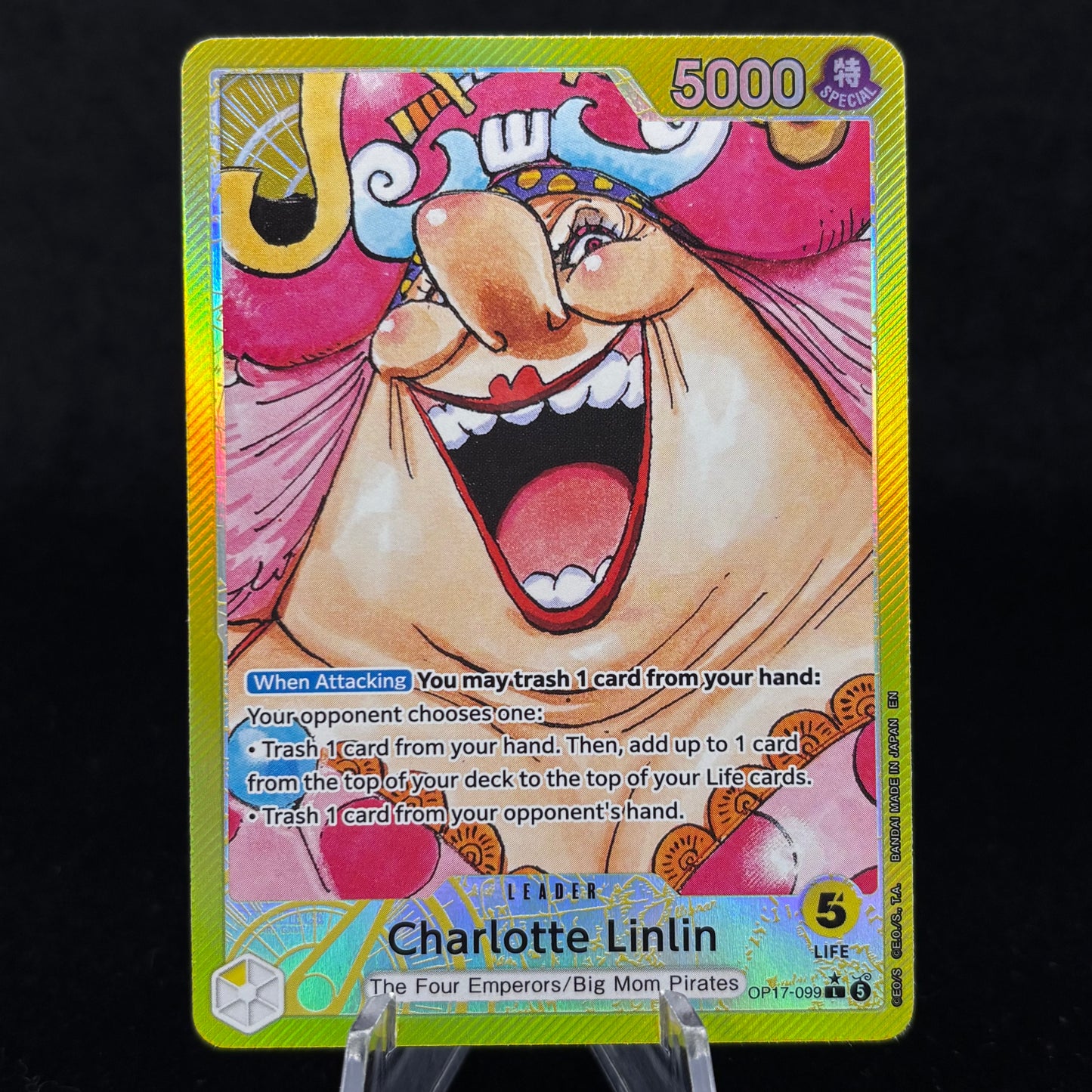 Charlotte Linlin OP17 (099) (Alternate Art) - The World's Strongest Warriors Single Card