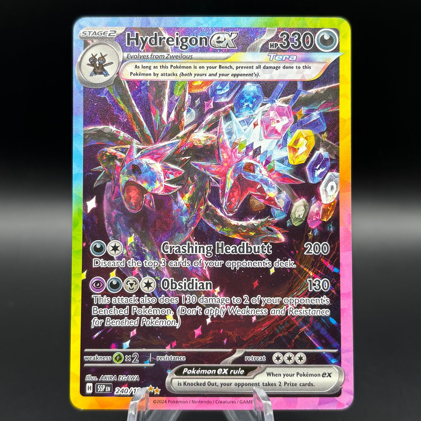 Hydreigon ex - 240/191 - SV08: Surging Sparks Single Card