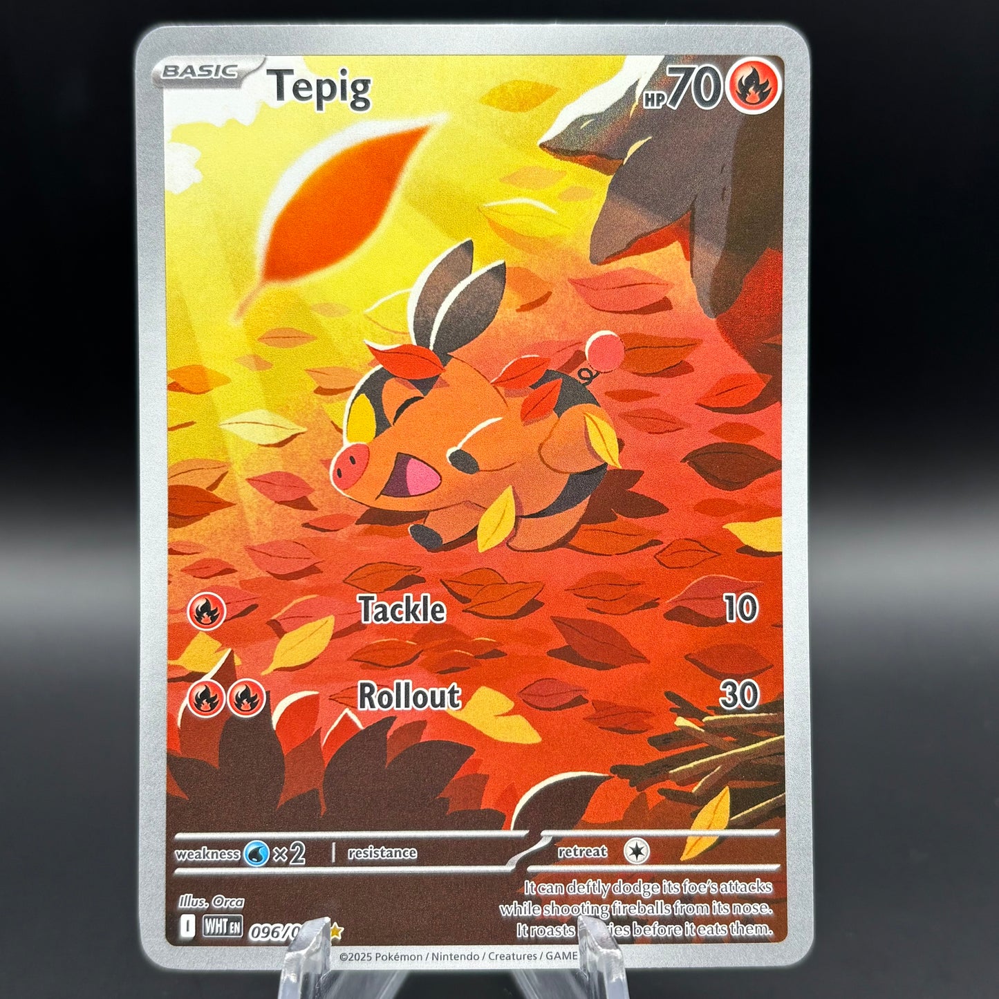 Tepig - 096/086 - SV: White Flare Single Card