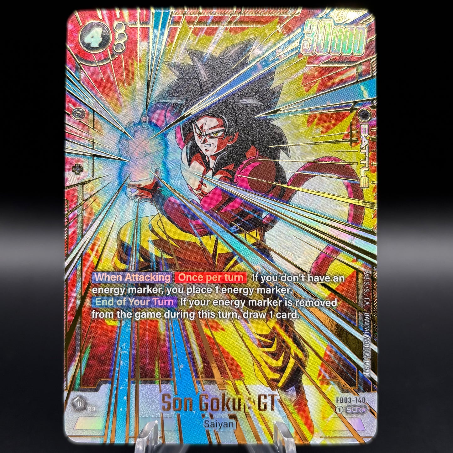 Son Goku : GT - FB03-140 (Alternate Art) - Raging Roar Single Card