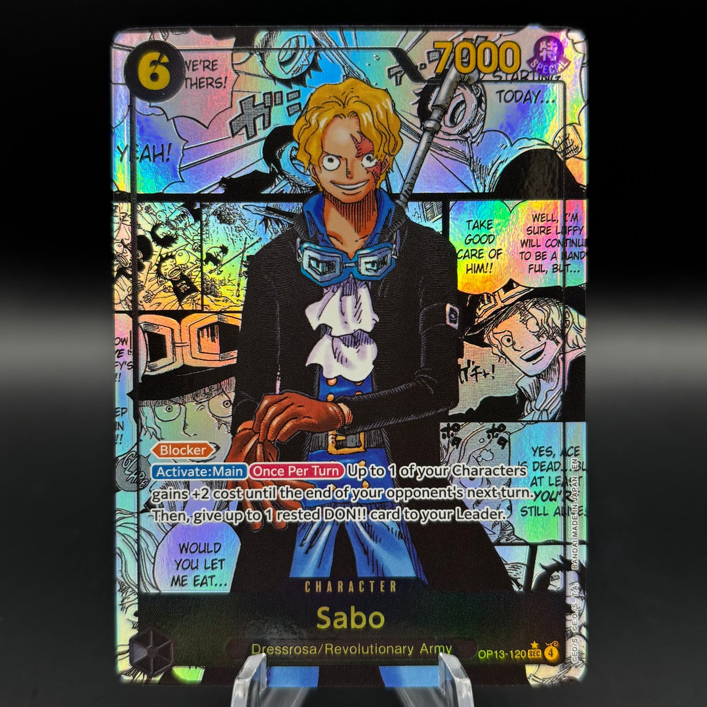 Sabo (120) (Super Alternate Art) - Carrying On His Will Single Card