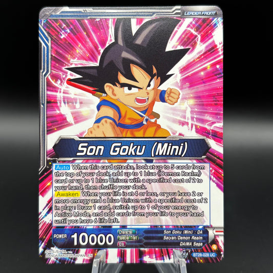 Son Goku (Mini) // SS Son Goku (Mini), New Adventure (SLR) - Prismatic Clash Single Card