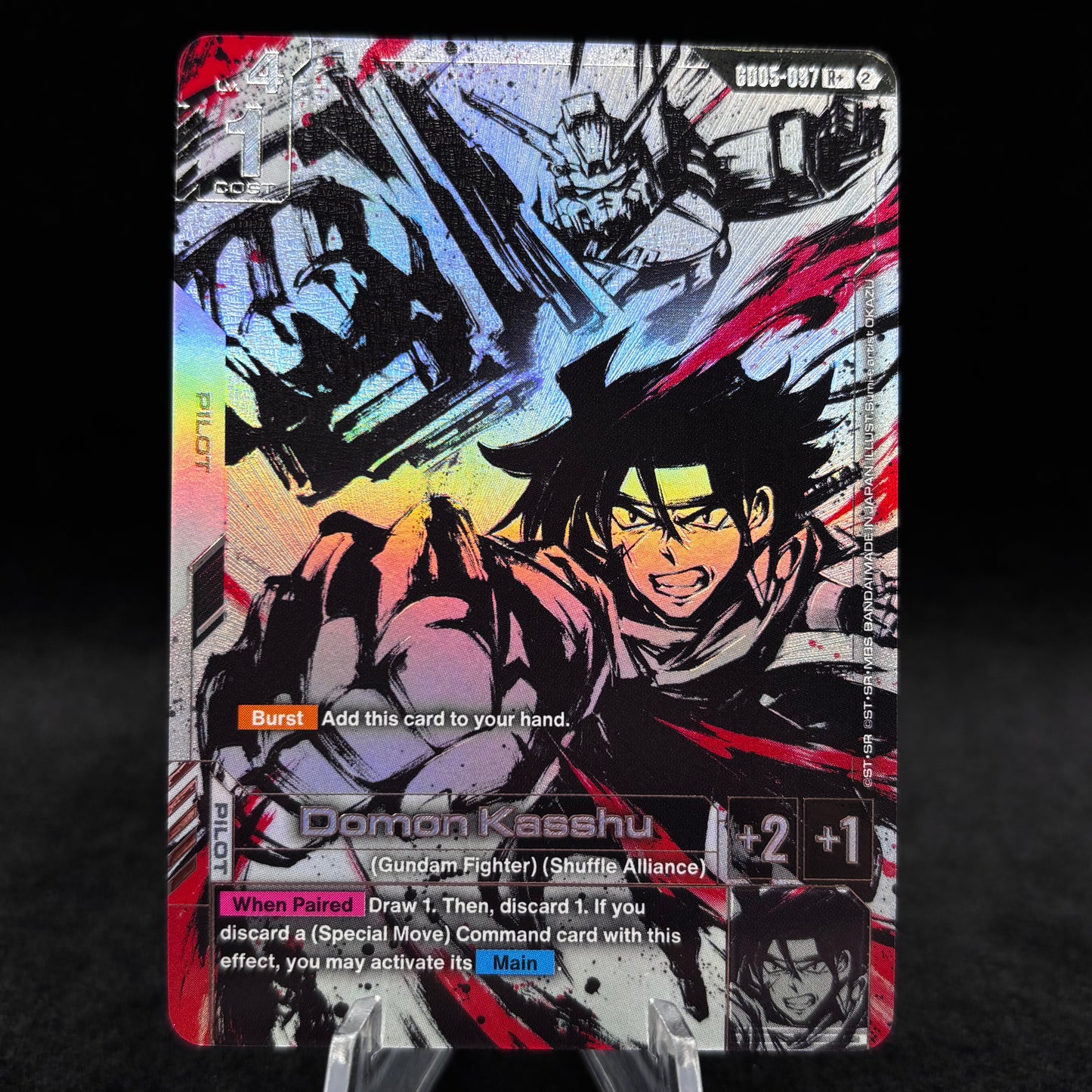 Domon Kasshu (R+) - Freedom Ascension Single Card