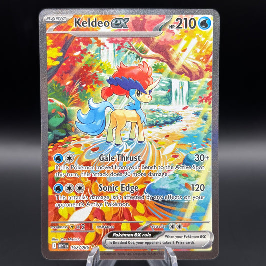 Keldeo ex - 167/086 - SV: White Flare Single Card