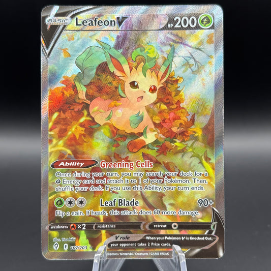 Leafeon V (Alternate Full Art) - SWSH07: Evolving Skies Single Card