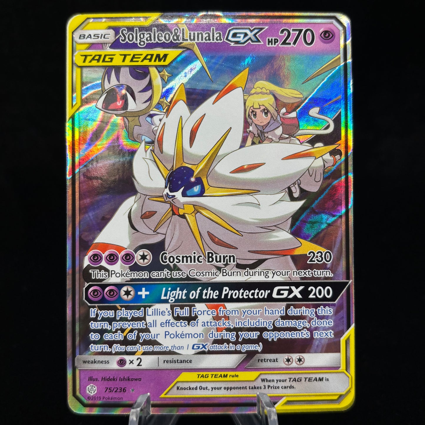 Solgaleo & Lunala GX 75/236 Single Card