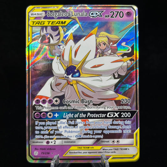 Solgaleo & Lunala GX 75/236 Single Card