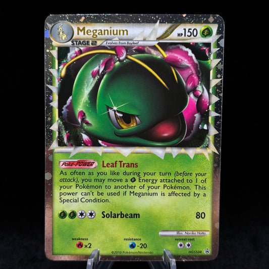 Meganium (Prime) - HGSS08 - HGSS PR *Light Play* Single Card