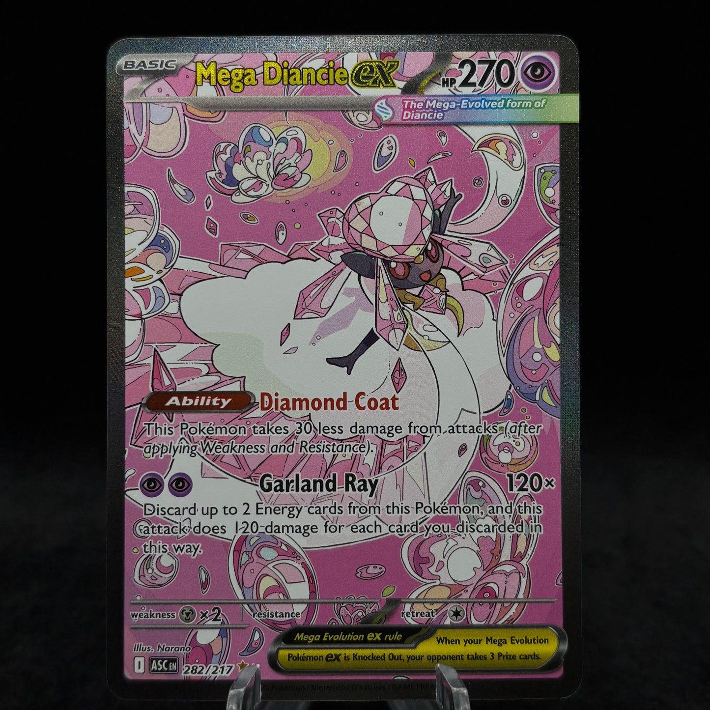 Mega Diancie ex - 282/217 - ME: Ascended Heroes Single Card