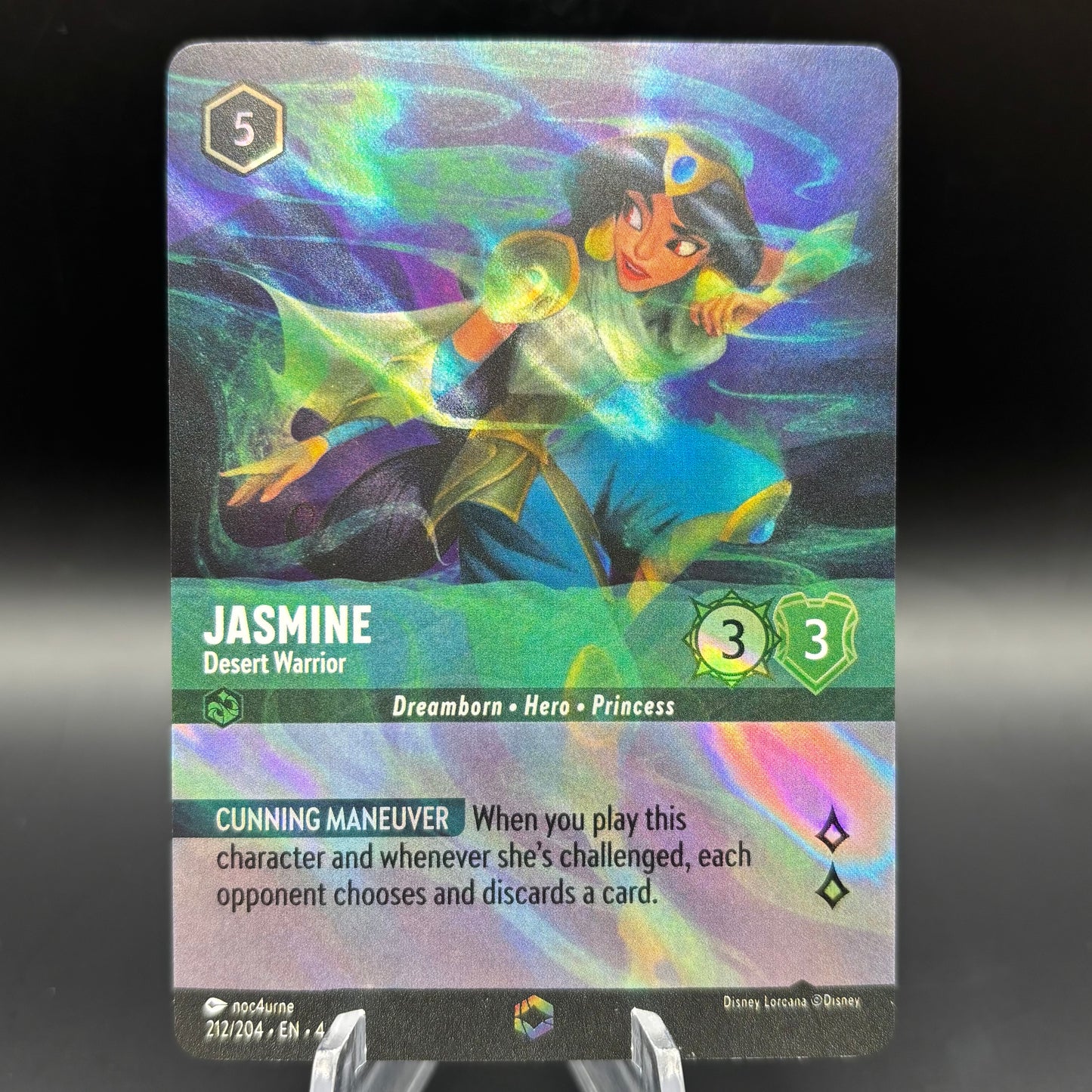 Jasmine - Desert Warrior (Enchanted) - Ursula's Return Single Card