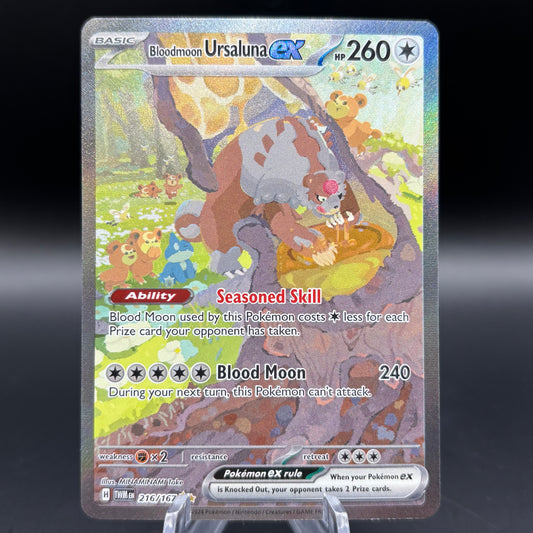 Bloodmoon Ursaluna ex - 216/167 - SV06: Twilight Masquerade Single Card
