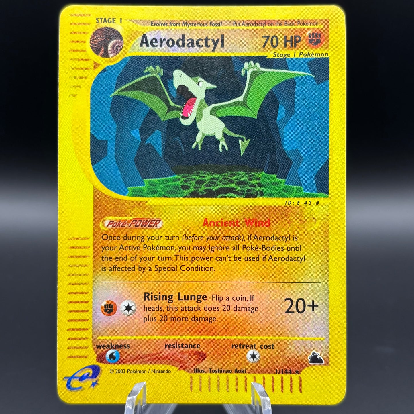 Aerodactyl - Skyridge reverse Holofoil *Light Play* Single Card